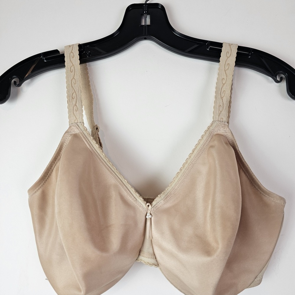 Wacoal 857109 34DD Nude Simple Shaping Minimizer Bra *Read No Underwire*